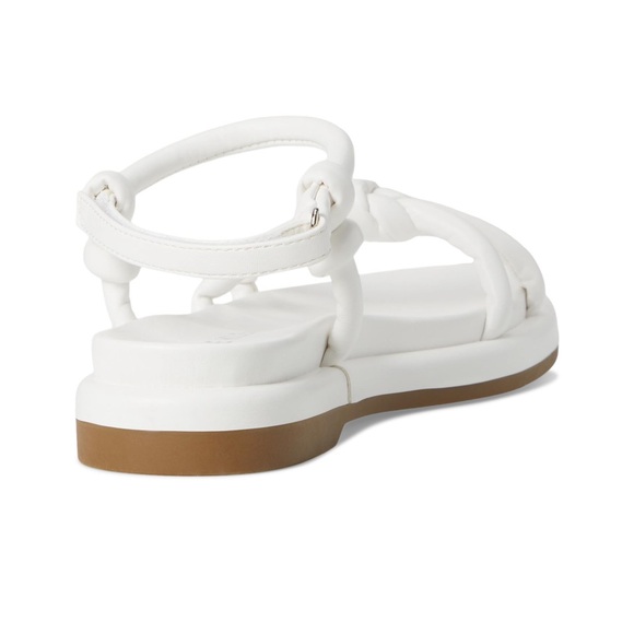 Anne Klein White Elisabeth Flat Sandals, Size 8 - Picture 3 of 9
